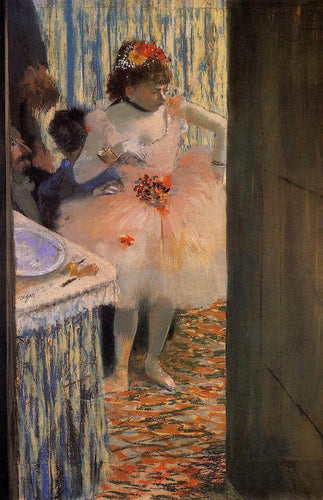 Dançarina em seu camarim (Edgar Degas) - Reprodução com Qualidade Museu