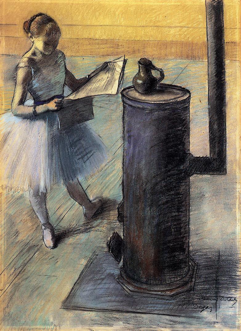 Dançarino Descansando (Edgar Degas) - Reprodução com Qualidade Museu