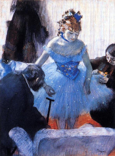 Camarim de dançarinos (Edgar Degas) - Reprodução com Qualidade Museu