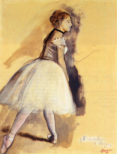 Dançarino em pé (Edgar Degas) - Reprodução com Qualidade Museu