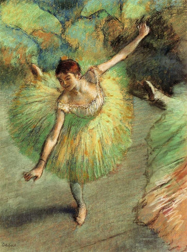 Dancer Tilting (Edgar Degas) - Reprodução com Qualidade Museu