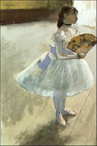 Dançarino com um leque (Edgar Degas) - Reprodução com Qualidade Museu