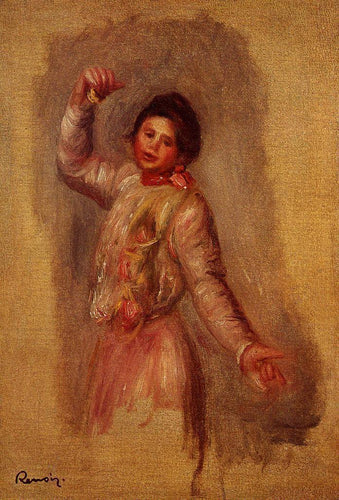 Dançarino Com Castenetes (Pierre-Auguste Renoir) - Reprodução com Qualidade Museu