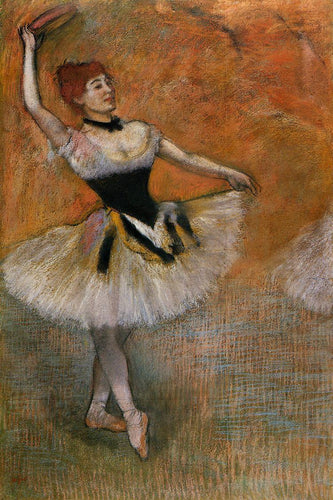 Dançarina com pandeiro (Edgar Degas) - Reprodução com Qualidade Museu