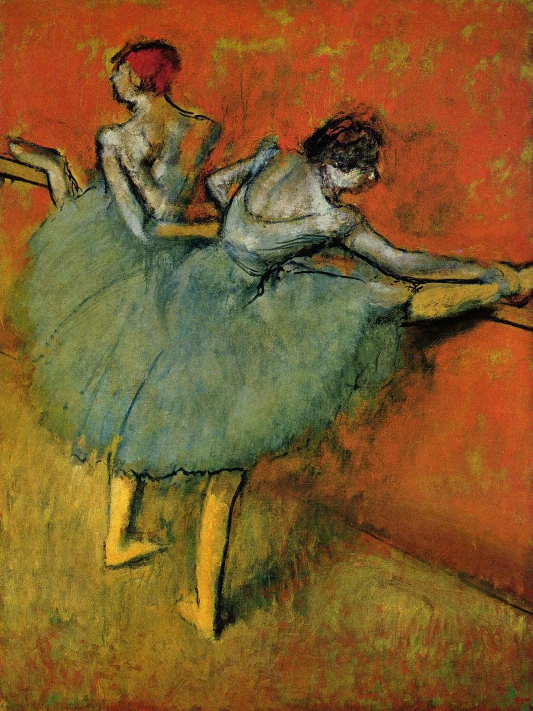 Dançarinos na barra (Edgar Degas) - Reprodução com Qualidade Museu