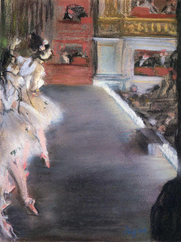Dançarinos na velha ópera (Edgar Degas) - Reprodução com Qualidade Museu
