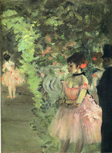 Dançarinos nos bastidores (Edgar Degas) - Reprodução com Qualidade Museu