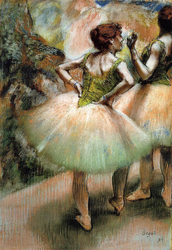 Dançarinos, rosa e verde (Edgar Degas) - Reprodução com Qualidade Museu