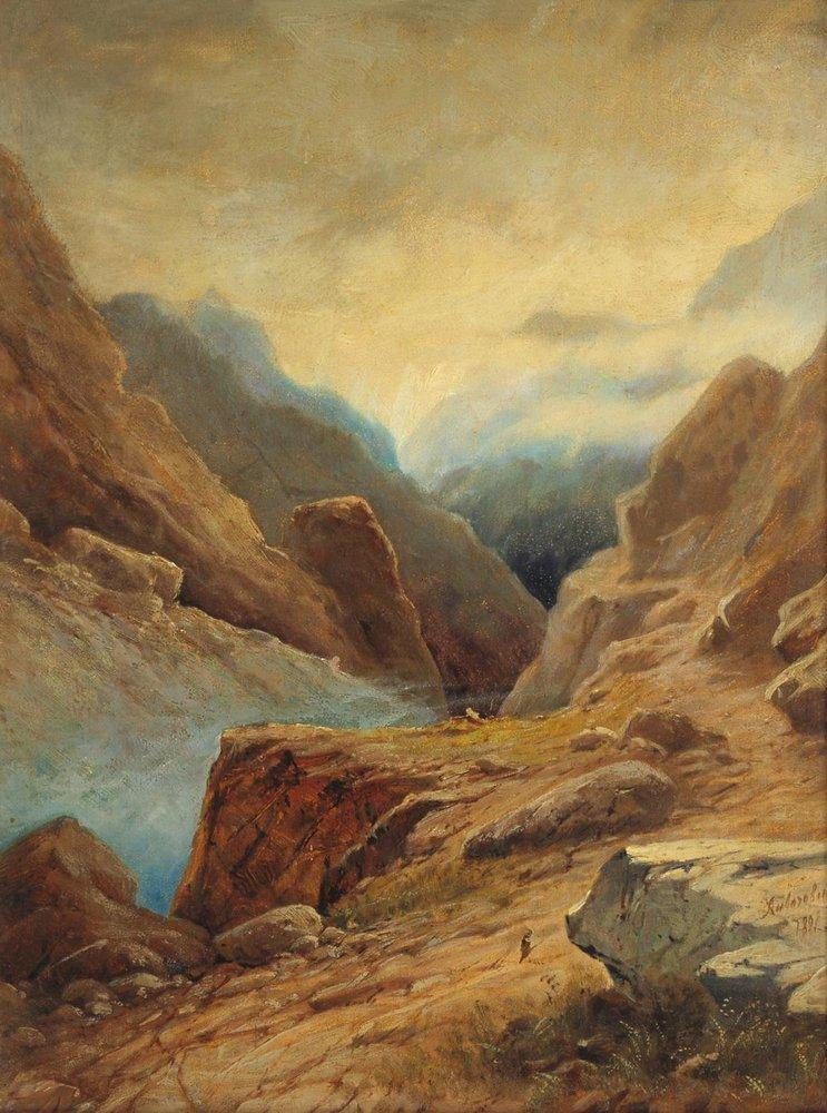 Darial Gorge (Ivan Aivazovsky) - Reprodução com Qualidade Museu