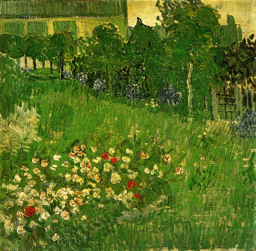 Jardim Daubignys (Vincent Van Gogh) - Reprodução com Qualidade Museu
