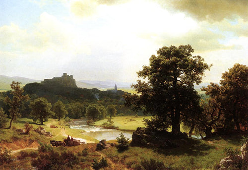 Dias Começando (Albert Bierstadt) - Reprodução com Qualidade Museu