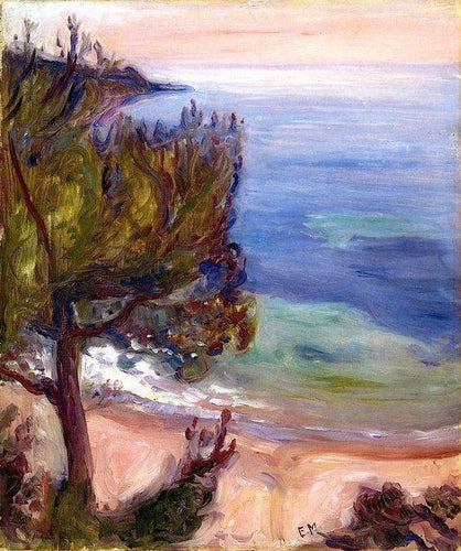 Um pinheiro (Edvard Munch) - Reprodução com Qualidade Museu