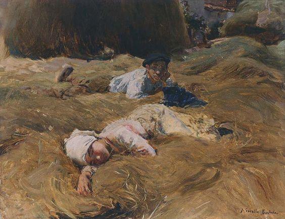 The Nap, Asturias (Joaquin Sorolla) - Reprodução com Qualidade Museu