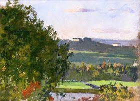 Vista do Jardim Gruners (Edvard Munch) - Reprodução com Qualidade Museu