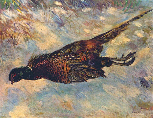 Faisão na neve (Pierre-Auguste Renoir) - Reprodução com Qualidade Museu