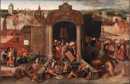 Cristo expulsando os comerciantes do templo