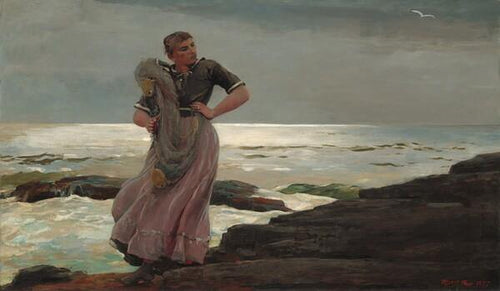Uma luz no mar (Winslow Homer) - Reprodução com Qualidade Museu