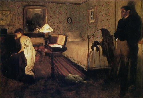 Interior - The Rape (Edgar Degas) - Reprodução com Qualidade Museu