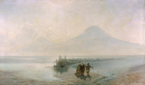 Desânimo de Noé da montanha Ararat (Ivan Aivazovsky) - Reprodução com Qualidade Museu