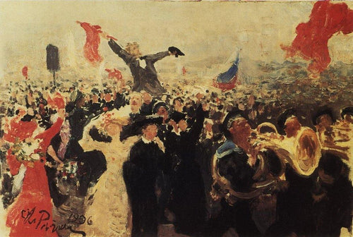 Demonstração em 1 de outubro de 1905 - Esboço