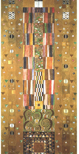 Design For The Stocletfries (Gustav Klimt) - Reprodução com Qualidade Museu