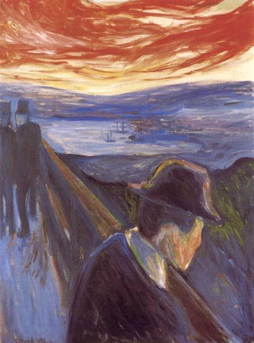 Desespero (Edvard Munch) - Reprodução com Qualidade Museu