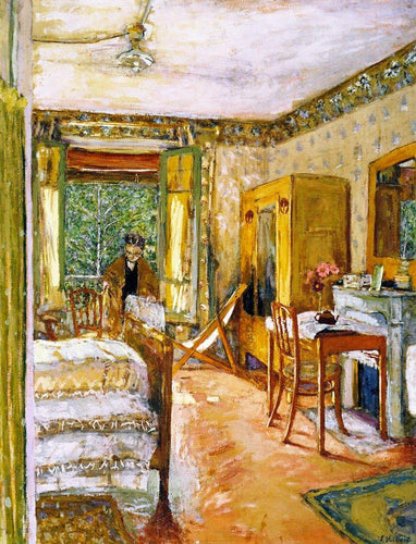 Sunlit Interior, Madame Vuillards Room no La Closerie Des-Genets - Replicarte
