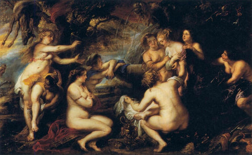 Diana e Calisto (Peter Paul Rubens) - Reprodução com Qualidade Museu