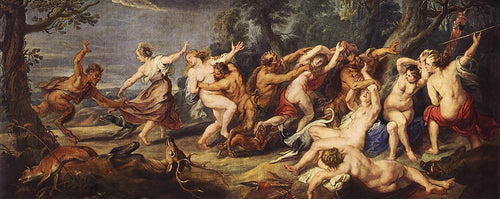 Diana e suas ninfas surpresas pelos faunos (Peter Paul Rubens) - Reprodução com Qualidade Museu