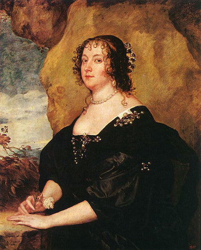 Diana Cecil, condessa de Oxford (Anthony van Dyck) - Reprodução com Qualidade Museu