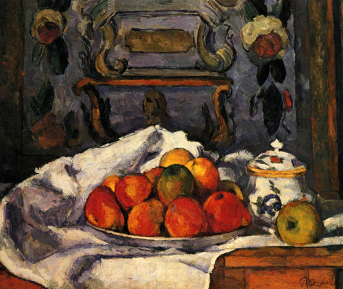 Prato De Maçãs (Paul Cézanne) - Reprodução com Qualidade Museu