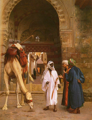 Disputa árabes (Jean-Leon Gerome) - Reprodução com Qualidade Museu