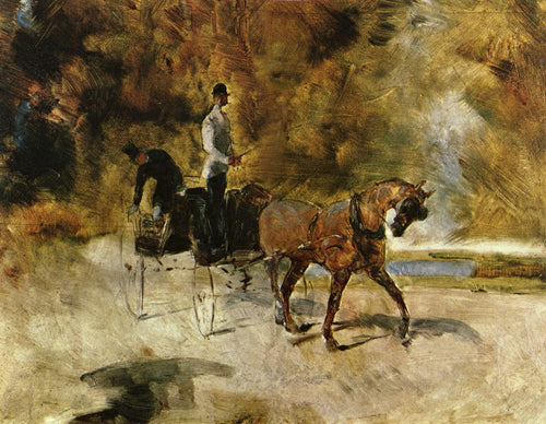 Carro de cachorro (Henri de Toulouse-Lautrec) - Reprodução com Qualidade Museu