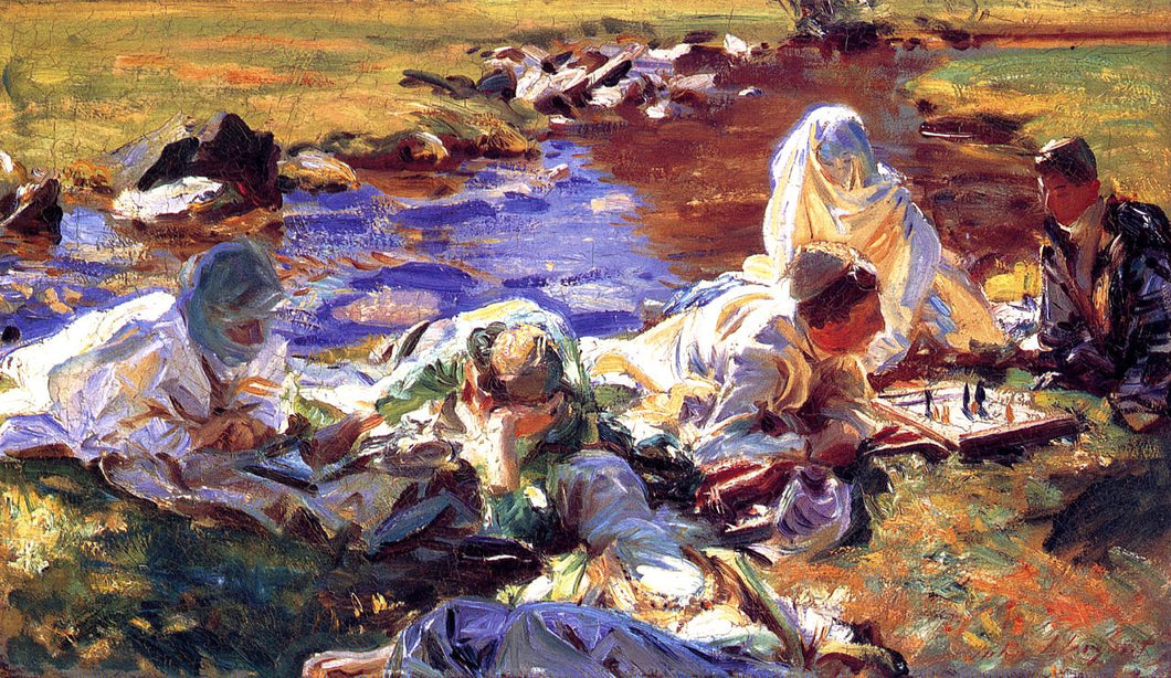 Prazer de não fazer nada - John Singer Sargent