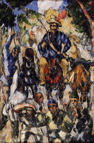 Dom Quixote, vista de trás (Paul Cézanne) - Reprodução com Qualidade Museu
