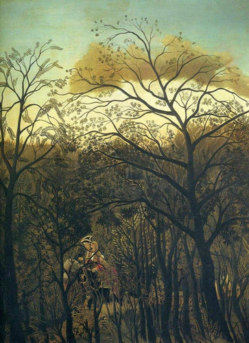 Compromisso na floresta (Henri Rousseau) - Reprodução com Qualidade Museu