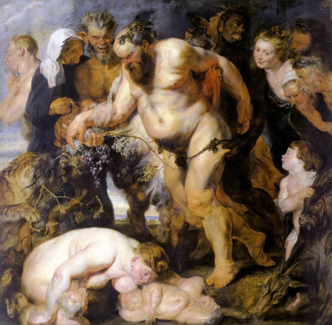 Silenus bêbado (Peter Paul Rubens) - Reprodução com Qualidade Museu