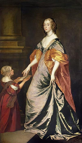Mary Stewart, duquesa de Richmond (Anthony van Dyck) - Reprodução com Qualidade Museu