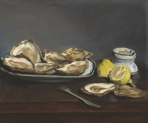 Ostras (Edouard Manet) - Reprodução com Qualidade Museu
