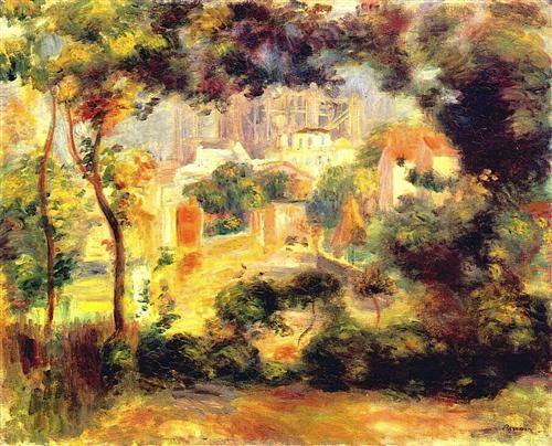 A construção do sagrado coração (Pierre-Auguste Renoir) - Reprodução com Qualidade Museu