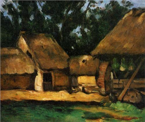 The Oilmill (Paul Cézanne) - Reprodução com Qualidade Museu