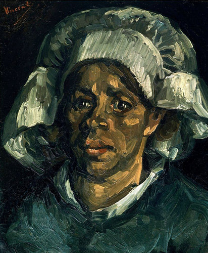 Mulher camponesa, retrato de Gordina De Groot (Vincent Van Gogh) - Reprodução com Qualidade Museu