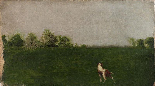 Paisagem Com Cachorro (Thomas Eakins) - Reprodução com Qualidade Museu