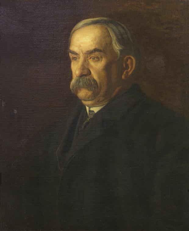 Retrato de James Flaherty (Thomas Eakins) - Reprodução com Qualidade Museu