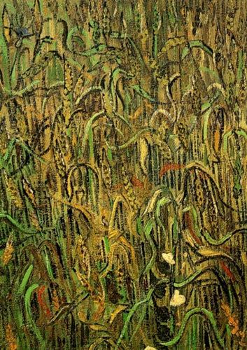 Espigas de trigo (Vincent Van Gogh) - Reprodução com Qualidade Museu