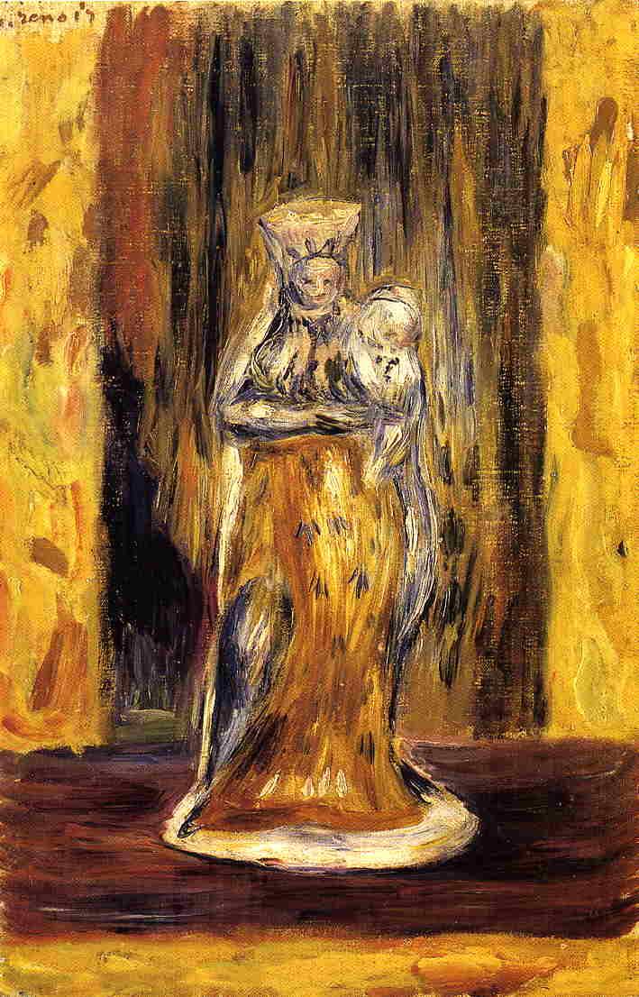 Virgem e criança de barro (Pierre-Auguste Renoir) - Reprodução com Qualidade Museu