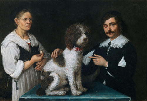 Guercino com sua irmã Lúcia