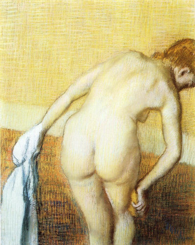 Mulher Tomando Banho (Edgar Degas) - Reprodução com Qualidade Museu