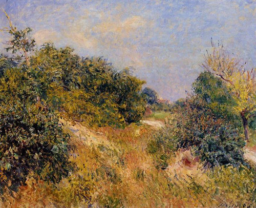Edge Of Fountainbleau Forest, manhã de junho (Alfred Sisley) - Reprodução com Qualidade Museu