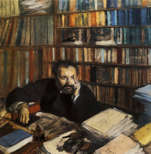Edmond Duranty (Edgar Degas) - Reprodução com Qualidade Museu